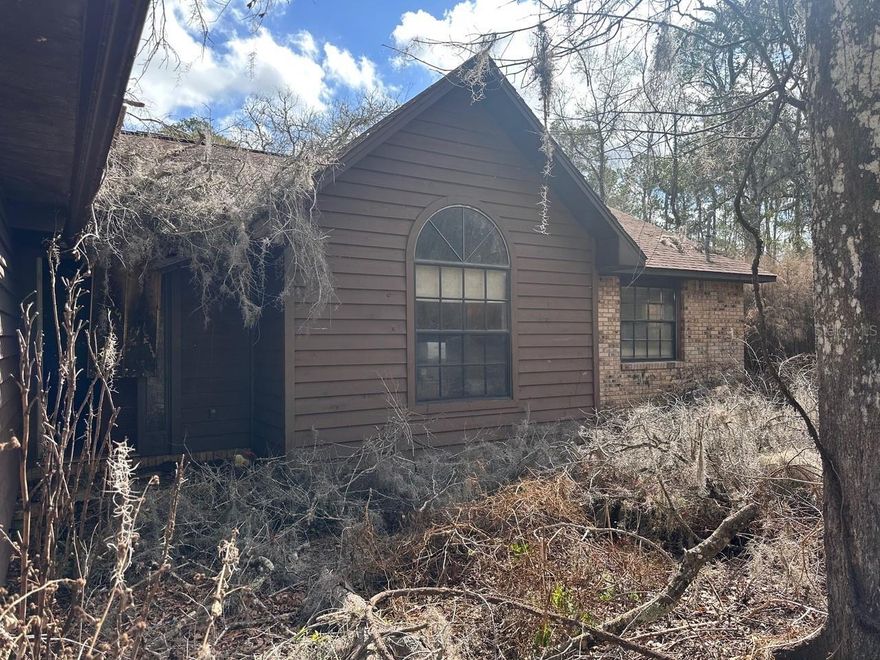 **INVESTOR SPECIAL!** *SOLD AS-IS* This 3 acres is loaded with potential. It was once a lush piece of land with a beautiful home but mother nature and time has taken its toll! The home suffered water damage and needs to be demolished but the in-ground pool could be salvaged. The state of the well and septic is unknown. There is a large shed on the property that was not damaged. So pack up your tools, load up a tractor, bring your imagination and make this property beautiful again!!