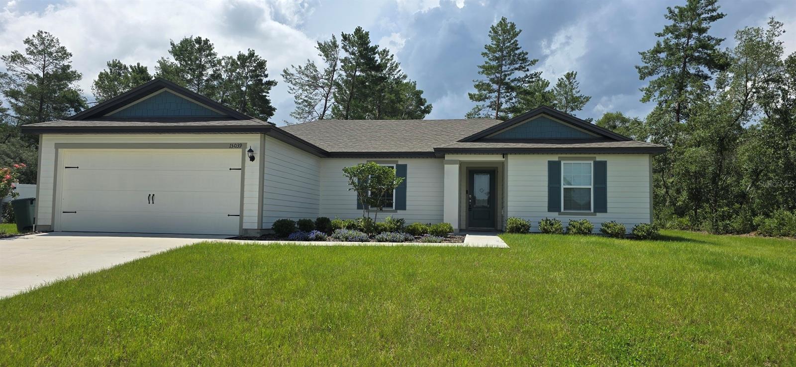 Newer 3 bed, 2 bath home in Marion Oaks. 2-car attached garage. Open kitchen with island and granite countertops. Inside laundry room with washer and dryer included. Home backs up to natural preserve area for additional privacy. Lawn maintenance included in rent.