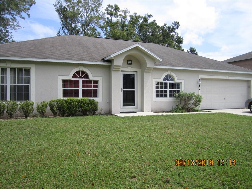 Very nice 4 bedroom, 2 bath home with 2 car garage and screened porch. Priced to sell, sold as is. Home has vaulted ceilings, walk-in his and hers closets in the master suite and split bedroom plan. Must be seen to be appreciated. Information deemed accurate, please verify all facts. ;Water: City