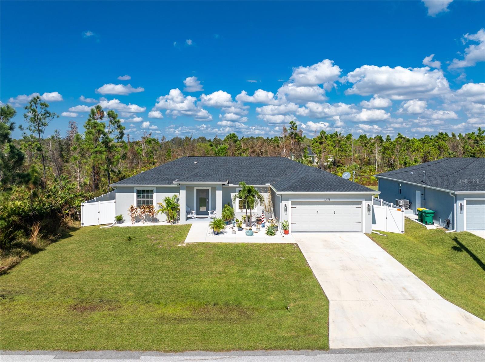 Live the Florida Dream — Beautiful move-in ready Home in Prime SW Florida Location!
Welcome to your slice of paradise! Nestled in the heart of Southwest Florida, this charming and meticulously maintained home offers the perfect blend of comfort, convenience, and outdoor adventure. Just minutes from pristine beaches, scenic parks, golf courses and endless outdoor activities, as well as access to the Gulf this property invites you to enjoy all that Florida living has to offer — with no required HOA and has assumable flood insurance for added peace of mind!
Key Features:
Starting with great curb appeal, native shell lining the landscaped areas with an array of tropical plants, not to much but just enough to give a perfect finished look. Storm shutters for added security and peace of mind. Fenced backyard with space for a fire pit AND potential for an in-ground pool. Owners put up an above ground pool for splashing around in on these hot summer days. Enjoy the large, covered and screened lanai – ideal for relaxing or entertaining. For those items that need put away, an 8x12 storage shed for lawn gear and extra storage. Owners installed a small ramp to get some additional parking on side of house – great for boats, trailers, or guests.
Moving into the home you’ll see a spacious open floor plan designed for modern living. Split-bedroom layout with 2 guest bedrooms – one featuring a built-in Murphy bed and plenty of closet space. Beautiful granite countertops and stylish tile flooring throughout this great home. Kitchen upgrades include extra cabinetry and custom built-in dining storage
This vibrant community is perfect for those who love the outdoors — whether you're biking along tree-lined trails, kayaking peaceful waterways, or heading out for a day of fishing and boating, or picking up round or golf, adventure awaits right outside your door.
Enjoy the convenience of being near top-rated restaurants, airports, shopping, entertainment, beaches and more — all while returning home to your private Florida retreat.
Bonus: Flood Insurance is ASSUMABLE – a rare and valuable benefit! * VA assumable loan at 4.75 interest, ask for more details.
Don’t miss this opportunity to own a move-in-ready home in one of Florida’s most desirable locations. Whether you’re looking for a year-round residence or a seasonal getaway, this property checks every box.
Schedule your private showing today and start living the lifestyle you’ve always dreamed of!