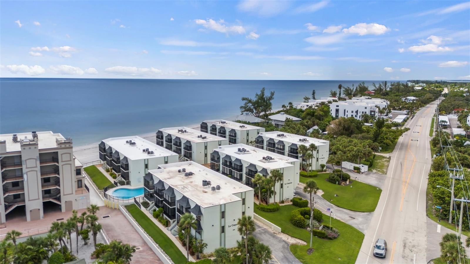 Manasota Key BEACH FRONT condo! Wake up every morning to the sound of the ocean, just steps away from your unit. Here is your opportunity to own a completely renovated, 1 bedroom / 1 bath condo with picturesque views of the Gulf of Mexico. This gorgeous unit is offered fully-furnished, with a newer roof, updated cabinetry quartz countertops, and luxury vinyl flooring throughout. All you need to do is bring your clothes and flipflops! The beach frontage on Manasota Key is beautiful for morning strolls and enjoying breathtaking sunsets. The recently renovated swimming pool is conveniently located just steps from the door. Directly under the unit is a personal parking space, along with a closet to store all those beach toys. As an investment property, you can have the potential to cover your property taxes, annual maintenance / HOA fees, and generate extra income, while enjoying the property yourself. Take a short beach walk along the gorgeous Gulf of Mexico to the restaurants and live entertainment at Englewood Beach. YOUR PERFECT WINTER ESCAPE AWAITS! Schedule your private showing today!