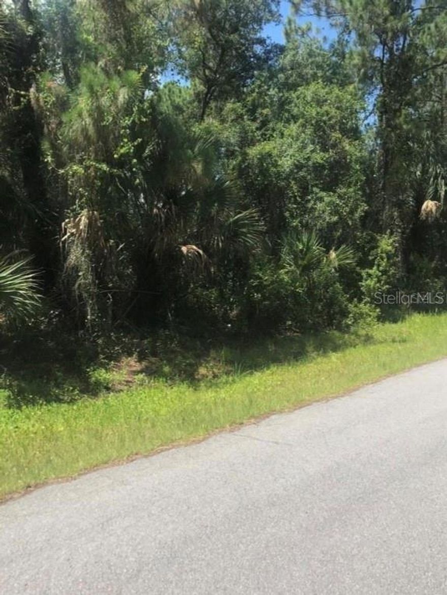 BUILD YOUR DREAM OASIS IN NORTH PORT – PRIVATE AND FAST TRACK READY! Dream no more and make your Florida reality happen today! This premier, buildable homesite is the perfect "fast-track" canvas for your custom residence or high-yield investment. Save thousands in annual carrying costs and bypass months of permitting delays this property is confirmed NOT IN A SCRUB JAY ZONE according to Sarasota County records and is located in a preferred NON-FLOOD ZONE (X-ZONE), meaning no mandatory flood insurance is required! Experience the ultimate freedom of NO HOA AND NO CDD FEES, allowing you to build on your own timeline without restrictive rules or monthly dues.

UTILITIES ARE NEARBY, significantly simplifying your construction startup. Ideally located for the 2026 lifestyle, you are just minutes from the booming energy of WELLEN PARK, the Atlanta Braves Spring Training facility, and the newly renovated WARM MINERAL SPRINGS PARK. Enjoy a quiet, private setting that feels like a secluded oasis while remaining only a short drive from the pristine Gulf beaches of Venice and Englewood, elite shopping, top-rated schools, and the brand-new Sarasota Memorial Hospital campus. Whether you are a builder looking for a high-margin project in a "BoomTown" corridor or a homeowner ready to design a private sanctuary, this lot is PRICED TO SELL and ready for its new owner. FALL IN LOVE WITH NORTH PORT—BUY, BUILD, AND ENJOY THE SUNSHINE TODAY! (Local builder referrals available upon request).