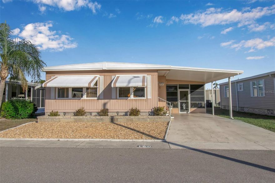 Move-in ready and thoughtfully maintained, this turnkey 2-bedroom, 2-bath mobile home is located in the well-established 55+ community of Terra Ceia Manor. The home offers a bright, functional floor plan with comfortable living spaces and the flexibility to accommodate guests. Enjoy the convenience of low-maintenance living with HOA-provided yard maintenance, giving you more time to relax and enjoy life.
Residents of Terra Ceia Manor enjoy access to a community clubhouse and pool, creating a friendly and social atmosphere. Whether you’re looking to downsize or simply enjoy a more relaxed pace of life, this home provides an affordable opportunity in a welcoming community. Conveniently located near shopping, dining, and everyday conveniences, this property is ready for its next owner to move in and enjoy.