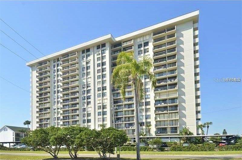 The HIGHEST and MOST DESIRABLE 270 degree CORNER VIEWS in the building and on Island Estates! Stunning 2-Bedroom, 2-Bathroom Condo with MILLION DOLLAR Gulf Views – Welcome to this spacious 2-bedroom, 2-bathroom condo, perfectly positioned on the 16th floor of a premier Island Estates building. What sets this home apart? Breathtaking 180-degree views of the Gulf, Intracoastal, Clearwater Beach, and Island Estates – a rare find in today’s market! This corner unit comes with three private balconies, allowing you to savor the stunning sunsets and vistas from every angle. The open floor plan offers endless possibilities to create the living space to your taste. The space features ceramic tile flooring throughout, and a large living and dining area that flows effortlessly – perfect for entertaining or enjoying the island lifestyle. The master suite is generously sized with two closets and an en-suite bathroom, providing a comfortable and private retreat. The guest bath has been tastefully remodeled. Both bedrooms have fabulous views.
This building feels like a luxury resort, with first-class amenities that are hard to beat. You’ll have access to the largest heated pool on the island, a 16-person spa, and a fully-equipped fitness center. Outdoor enthusiasts will love the tiki huts, grills, and poolside oasis perfect for relaxing in style. Take advantage of the 3000 sq. ft. waterfront clubhouse across the street, complete with a kitchen, fireplace, dance floor, and more! Additional features include a covered assigned parking space plus guest parking, an impressive lobby, and a secure entry with a building manager. Enjoy the convenience the community room, and extra laundry facilities on-site. Not only does this property offer resort-style living, but it’s also ideally located. Island Estates is a self-contained community featuring Island Way Grill, a Publix grocery store, UPS Store, Bank, Dry Cleaner, Walk-in clinic, Windward Bar & Grill, Sushi-Tu restaurant, two nail salons, a gas station, and the Clearwater Marine Aquarium, all just steps away. With its prime location minutes from Clearwater Beach, this condo is your ticket to living the ultimate coastal dream. Don’t miss this rare opportunity—schedule your showing today! If you’ve always dreamed of living the island life, this is your chance! Whether you're looking for a vacation home, investment property, or a full-time residence, this condo provides unbeatable views, amenities, and a location second to none. Live Where Every Day Feels Like Vacation!