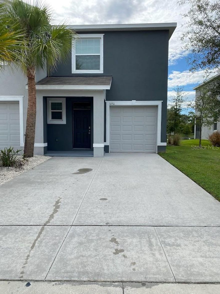 How about 2020 Built 3 Bedroom end-unit Townhouse in a Gated Community in BRANDON!! How about no Water Bill, Internet Bill - because the HOA Fees that owners pay, covers internet, cable, water and sewer!! Water softner is included as well!! Please come and see for yourself this beautifully maintained townhouse with 2.5 Bath, 1 Car Garage and screened lanai facing pond!! Tiled wet-area and the newly laid vinyl plank flooring in the living room, on the stairs, and throughout the upstairs makes the upgrade more apparent. The open concept kitchen, living room, and dining room, you will fall in love with. The kitchen offers a large island, granite countertops, and all stainless steel appliances. First floor offers half-bath. 2nd Floor has a beautiful layout and offers owner's suite with ensuite bathroom, Laundry room, 2 additional guest bedrooms, second full bathroom that connects to both bedrooms. This won't last...Owners pay for HOA that covers water, sewer, trash and cable