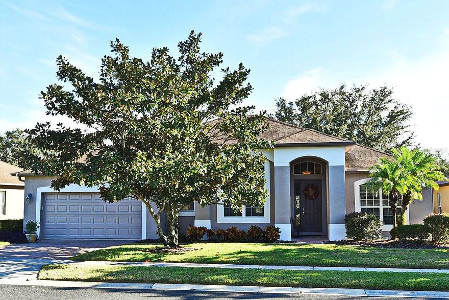 Beautiful, comfortable executive-style home with three bedroom, two bath, PLUS office, nearly 2400 sq ft. Situated in the perfect location in wonderful, gated Buckingham Estates! Community pool! LOVE where you live in the Markham Woods Corridor...5-10 minutes from everything and just steps from the Seminole Wekiva Trail (right at the community entrance!) This elegant home has soaring ceilings and bamboo floors throughout most of the living spaces & plush carpet in the Master and one of the secondary bedrooms (wood in the other rooms) Home has been recently painted inside and out with tasteful, neutral colors. Office/study can easily be used as a 4th bedroom! Relax on the open, covered porch with pavers and take in the scenic views of the backyard and peaceful pond. Buckingham Estates features a beautiful, lakeside community pool, clubhouse and playground! Seminole Wekiva Trail encompasses 14 miles of paved trails throughout Seminole County. Bike and jog right out your back door! Also just a few miles down the same road is the fun off-road section of the bike trail!