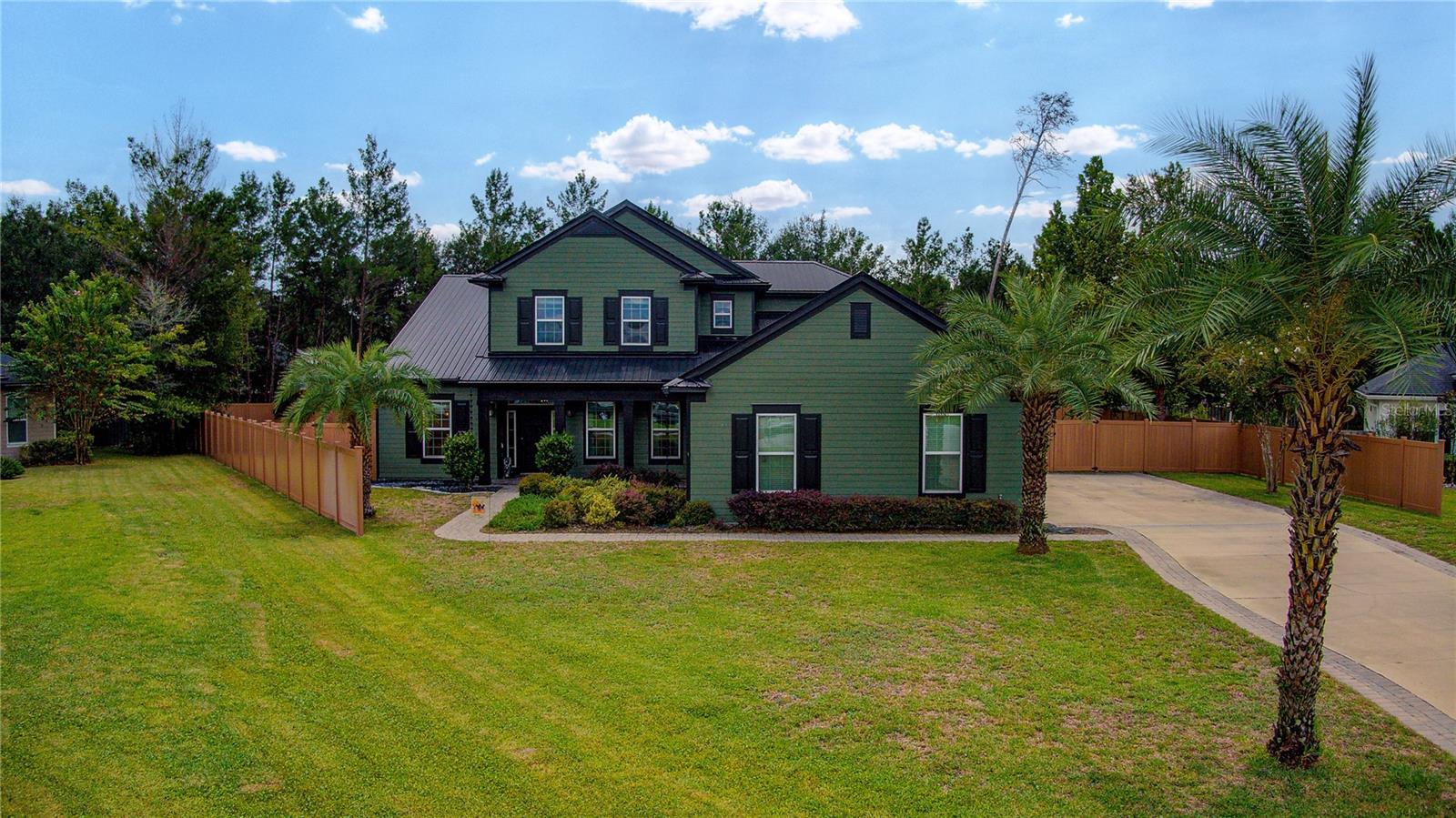 One or more photo(s) has been virtually staged. $5,000 flex cash with acceptable offer! Bring your RVs, boats, atvs - all the toys! This 3700+ square foot home sits on over *half an acre lot* at the end of a cul-de-sac. Offering 5 bedrooms, 4 full bathrooms with an oversized 3 car garage. Upgrades within the last year include: New metal roof, new gutters + decorative rain chains, new dual stage ac with Reme Halo air purifier, new hurricane durable wood grain look vinyl fence with privacy partitions, new interior and exterior paint, including ceilings- (sherwin williams emerald), custom primary bedroom closet and pantry build outs, custom motorized privacy shade over living room sliding doors for maximum privacy, updated kitchen with granite that includes waterfall edges, new granite and new rectangular sinks in bathrooms, new toilets, cleared backyard to create room for a pool & new sod in yard, new lighting, new landscaping, installed French drains and driveway drain, full ADT security system installed, EV charger in garage.
Schedule your showing!