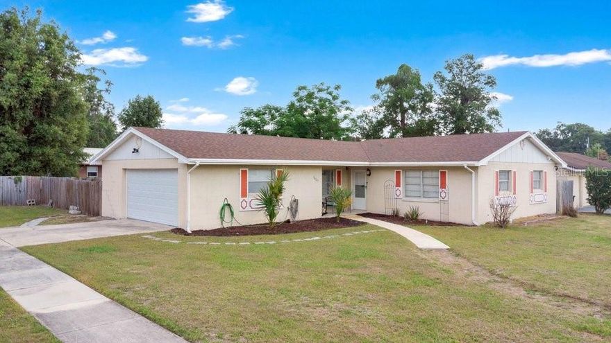Wonderful 4 bed 2 bath home in North Lane Park. Home has been well maintained with a nice layout.  The Roof is approx. 2019. Home offers a large private fenced in backyard with a 2 car garage for extra storage.  The Home Sits on a Large Corner lot and best of all no Home Owners Associations to Deal With.  Conveniently located near Downtown Orlando, major highways, shopping centers, restaurants, supermarkets, parks, and Orlando International Airport. Whether you’re searching for a primary residence or an investment opportunity, this home delivers exceptional value.