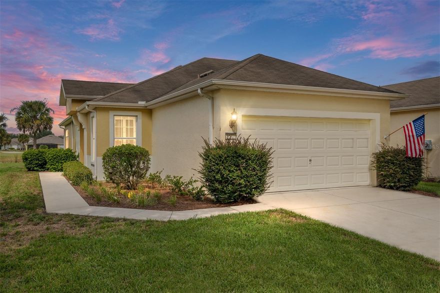 Augustus Villa maintenance free living all with panoramic golf course views of hole #3!!!!  This home has just become available as original owners, who have been snowbirds, have decided it is time to move near family.  The home is ready for someone to come and decide to upgrade and customize and make it their own, so put on your creative hat and come see the layout and fabulous views you can have with just a little renovation.  With the right finishes this home could really be something special.  Stone Creek is the premium retirement