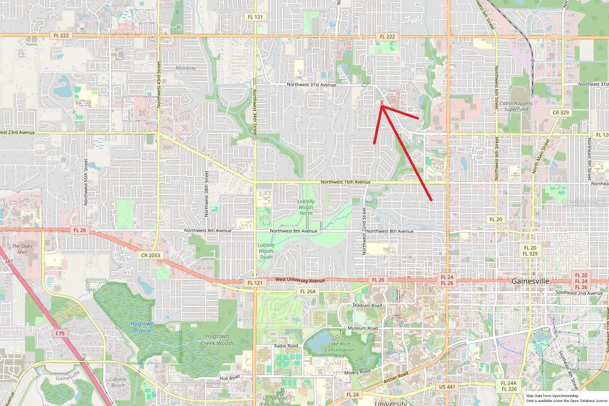 Looking for an oversized, centrally located site to build your dream home or next spec house? You’ve just found it!
This is truly a one-of-a-kind property boasting .67 acres of buildable land in one of Gainesville’s most desirable neighborhoods. While centrally located, this property is set back from the hustle and bustle of Northwest 23rd Boulevard and provides a serene, wooded atmosphere for maximum peace and privacy!
Zoned RSF1 for single-family development, and a 2019 boundary survey is available. Don’t delay, start building your dream home today!
All information in this listing is deemed reliable to the best of the seller’s knowledge, but not guaranteed and should be independently verified. All sizes and depictions are approximations. Purchasers are strongly encouraged to obtain an independent survey.
