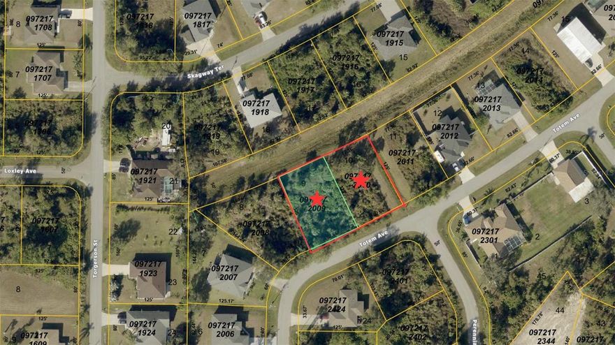 WARM MINERL SPRINGS AREA!!! Next door is available and make it as a DOUBLE LOT 0.44 Acre!!! Price for one lot.  PERFECT LOCATION! RESIDENTIAL Lot, NO HOA/CDD, NO FLOOD zone, the premium homesite backs to a GREENBELT, providing added privacy and a peaceful natural setting with no rear neighbors. JUST 5 MINUTES drive FROM THE WARM MINERAL SPRINGS!!! Within 10 minutes drive you can be at COSTCO, WELLEN PARK, the new Atlanta Braves Training Stadium, Cool Today Park, and the highly anticipated new Costco store!!! Perfect location to build your new home in the fast growing city. Close to shopping, restaurants, and River. Within 20 minutes drive , you can be at Manasota Beach on the Gulf of Mexico, Aquatic Center, and much more. NO FLOOD INSURANCE REQUIRED! Don't miss out on the GREAT LOCATION FOR YOUR DREAM HOME OR NEXT INVESTMENT!