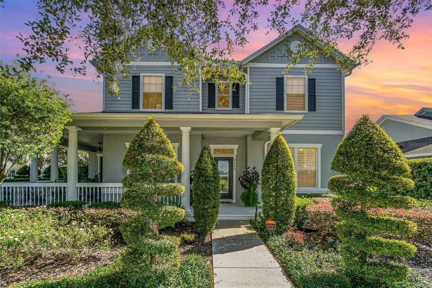 HOME SHOWS LIKE A MODEL—every turn feels curated. From manicured landscaping to a grand foyer crowned with custom chandeliers and elegant crown molding, the charm is instant and undeniable. This corner-lot pool home delivers space, style, and privacy with 5 bedrooms, 3 full baths, and 2 half baths and freshly painted inside and out!

Inside, thoughtful details shine: Upgraded GE Cafe Series Appliances, Central Vac System with all accessories, New Tankless Instant Hot Water Heater, Updated Garage Door System and Brand New Washer/Dryer Combo, Colonial Style Shutters, designer window treatments, chair rails, recessed lighting, tray ceilings, French Doors, and a true butler’s pantry for effortless entertaining. Artful murals add personality, while multiple living and dining zones make gatherings easy—open the French doors and journey to a refreshing experience out by the pool.

Out back, a sparkling pool sets the scene for sunny weekends and twilight dips. The corner setting means fewer neighbors and more peace of mind—perfect for relaxing, grilling, and starry-night conversations.

Recent improvements and enhancements include: 2022 New Roof and Gutters, Hardwood Floors, and New HVAC System in 2024.

Lakes of Windermere elevates every day with resort-style amenities: a large pool and sun deck, a reservable community kitchen for events, and a picturesque pier on Lake Sawyer for fishing, sunsets, or stargazing. Love to play? Enjoy tennis, volleyball, and basketball courts. Pine Loop Park brings neighbors together under a shaded gazebo, with a tree-lined ~0.9-mile sidewalk loop ideal for jogs and dog walks (pet stations along the way). Three playgrounds are sprinkled throughout the neighborhood, making it easy to mix fresh air with family time.

Close to Windermere’s beloved shops, dining, and everyday conveniences—yet tucked where it feels calm and residential. Breathtaking, move-in ready, and absolutely memorable. Come see the model-home magic in person.