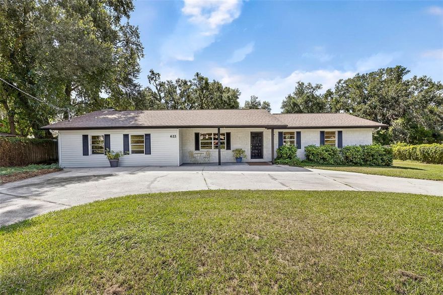 1.21 Acres nestled in the heart of Brandon! A rare find indeed! This newly renovated 4 bedroom, 3 bath home is a hidden gem that cannot be seen from the road, giving you plenty of privacy. There are new vinyl floors, new appliances, updated bathrooms, and new ceiling fans located throughout. The A/C is a 5.5 tone Trane, one of the best, and only 3 years old. The roof is scheduled to be replaced. The large gorgeous pool has just been re-surfaced and has lighting for nightly swimming. The family room boasts a nice wood burning fireplace and has hardly been used. The 2 car garage has plenty of shelving for storage and plenty of workspace as well.  No HOA or CDD.
It's located near all major highways and has 3 schools are located within walking distance. What more can you ask for!
Soon to be available: 620 Limona RD., the adjacent property and home nestled at the end of the drive, giving you the opportunity to compile a nearly 2 acre private compound, inviting you to live expansively.  Call Realtor for more details.