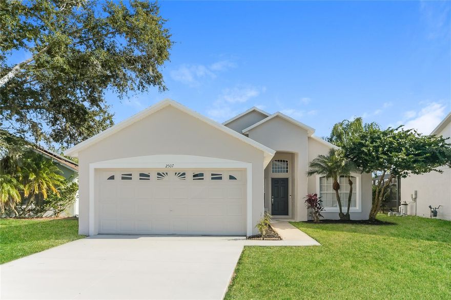 This move-in-ready 3-bedroom, 2-bath home features a NEW roof, fresh exterior and interior paint, new carpet, and a new stainless steel range. Vaulted ceilings and an open floorplan create a bright, spacious living area perfect for everyday living and entertaining.