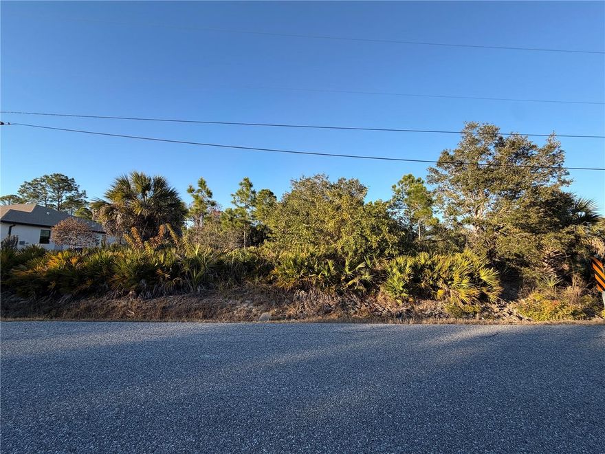 Build your Florida dream home on this desirable residential lot in North Port. This property backs to a nature preserve, offering added privacy and a peaceful setting. With no HOA and no deed restrictions, you have the flexibility to design the lifestyle you want—bring your boat, RV, or create a custom layout without community limitations. Located in a growing area just ½ mile from Warm Mineral Springs Park and less than 6 miles from CoolToday Park, the spring training home of the Atlanta Braves. Gulf Coast beaches are an easy commute.  This lot provides both convenience and a quiet residential atmosphere. A great opportunity for a future homesite.