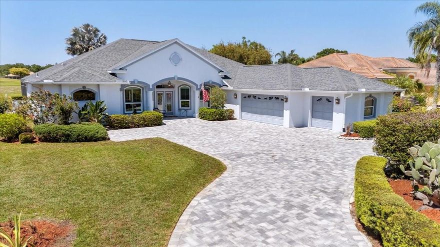 Why wait for a new build when you can have so much in a home that sits in a premier, established golf course community with a larger lot (on golf course and pond) and features numerous upgrades? Move-in ready and shows like a model!  TWO PRIMARY SUITES , NEW ROOF (2018), NEW IMPACT WINDOWS (2018), NEW FRONT DOORS (2025), NEW PAVER DRIVEWAY (2024), NEW MULTISTAGE 18 SEER HEAT PUMP (2021) AND A TRANSFERRABLE WARRANTY FROM HOME TECH paid through 12/26.   As you enter the front door, you will be drawn to the EXPANSIVE LAKE GOLF COURSE VIEW that is maximized throughout the home. The lanai is large and features a newly sealed TRAVERTINE deck, a sparkling pool with new pop-ups (2025) and adorned with gleaming 7’ dual dolphin fountains! The cage was recently rescreened with No-See-Um 20/20 screen (2025) for your outdoor comfort.  Three banks of sliders spill out onto the lanai with two pocketing all the way back to bring the outside in. The open plan blends function and livability with consistent ceramic floors throughout that accent the already spacious interior.  The kitchen features gleaming new (2023) quartzite countertops, new backsplash, composite sink, faucet and rich cabinetry. The left side of the house contains the spacious owner’s suite with a large sitting area, walk-in closets, an ensuite bath with private toilet room, opposing vanities, Roman shower and a soaking tub.  The right side of the house features two additional generous bedrooms, both with large closets and a bath in the hallway.  One of the bedrooms (left in hallway) offers an additional sitting area (6x9 1/2) with sliders leading to lanai and a full bath with access to the lanai and pool - the perfect area for visitig company or full-time in-laws.  Other features and upgrades include new sprinkler system (2026) with 2-yr warranty, interior freshly painted (2024), a 2 1/2 CAR SIDE LOAD GARAGE offering plenty of space for cars, golf cart or storage), whole-house vacuum and tons of storage.   RW is an established community with winding, tree-lined streets with tall oaks and mature landscaping. Walkers, bikers and neighbors walking their dogs set the scene for an active and social community. The golf course and country club have recently been purchased by The Walden Group and will be professionally managed by Pinnacle Golf Properties. It is expected that they will be making a significant investiment in the facilities making it the a premier destination! The Club offers pickle ball, pool, fitness center, tennis and many social activities. Boat and RV storage in community. For the nature lovers, there are hiking trails and abundant wildlife. CLUB MEMBERSHIP IS OPTIONAL. There is a COMMUNITY BOAT RAMP that is open to the entire community and provides direct access to the Manatee River. River Wilderness is PERFECTLY LOCATED! Strategically positioned between St. Pete and Sarasota, access to 2 airports (45 min.) several hospitals is available to the north and south. The newly constructed Ft Hammer Park located on the beautiful Manatee River is just minutes south of the front gate and features a boat ramp, fishing pier plus picnic pavilion. The new Fort Hammer Bridge also provides a convenient back route into Lakewood Ranch and Sarasota where fine dining and shopping are within easy reach. No pickup trucks in driveway overnight in RW. Buyer to verify sf.  POOL HEATER AND INTERCOM DO NOT FUNCTION AND WILL NOT BE REPLACED/REPAIRED.