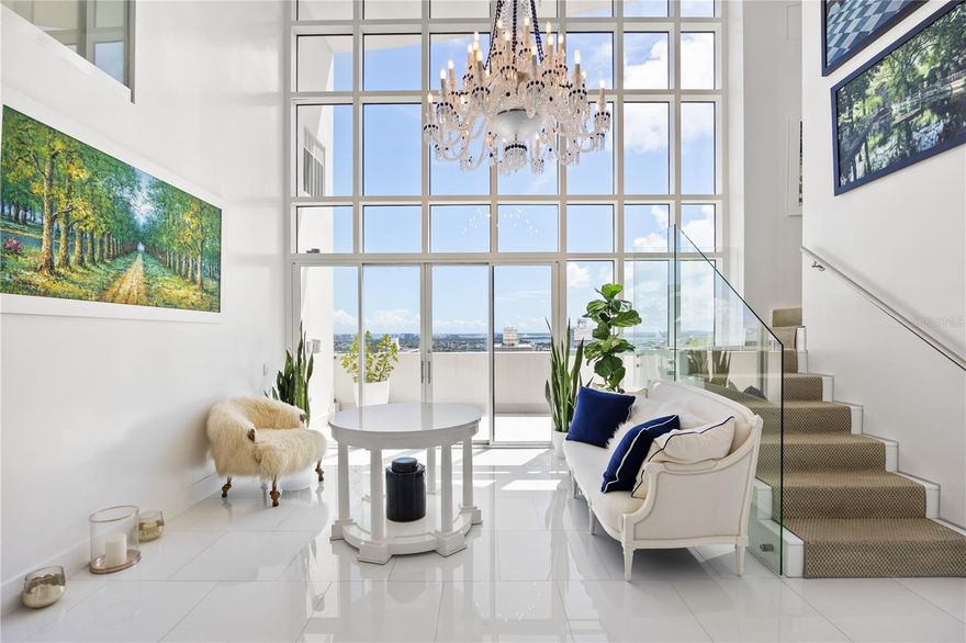 Available May 31st

Welcome to the Quantum Penthouse, a refined two-level residence in the heart of the Financial District. Located on the 25th and 26th floors of the Quantum Metro Center, this fully remodeled home offers 4,915 square feet of thoughtfully designed living space.

Completely furnished with designer-selected pieces, the residence features spectacular city and mountain views through expansive floor-to-ceiling windows. The penthouse includes three bedrooms, three full bathrooms, and a powder room. The primary suite features a large Poliform walk-in closet, and the Poliform kitchen is equipped with top-tier stainless steel Wolf appliances.

The open layout is filled with natural light, offering both functionality and comfort for everyday living and entertaining. A 738-square-foot furnished terrace with an outdoor kitchen provides additional space to relax or host guests.

Additional features include three parking spaces and two storage rooms.

Residents enjoy a full suite of amenities, including a pool, jacuzzi, activities room, gym, movie theater, concierge service, 24-hour security, full power generator, water cistern, fiber optic internet, bike storage, pet-friendly spaces, and ample visitor parking.

Situated in "La Milla de Oro," San Juan’s Financial District, the Quantum Penthouse places you steps from the island’s leading institutions in banking, investment, and commerce.
Insurance $9,049.28 ?CRIM $3,504.2?HOA $1,300

For those seeking modern city living with exceptional comfort and convenience, this residence offers a rare opportunity.