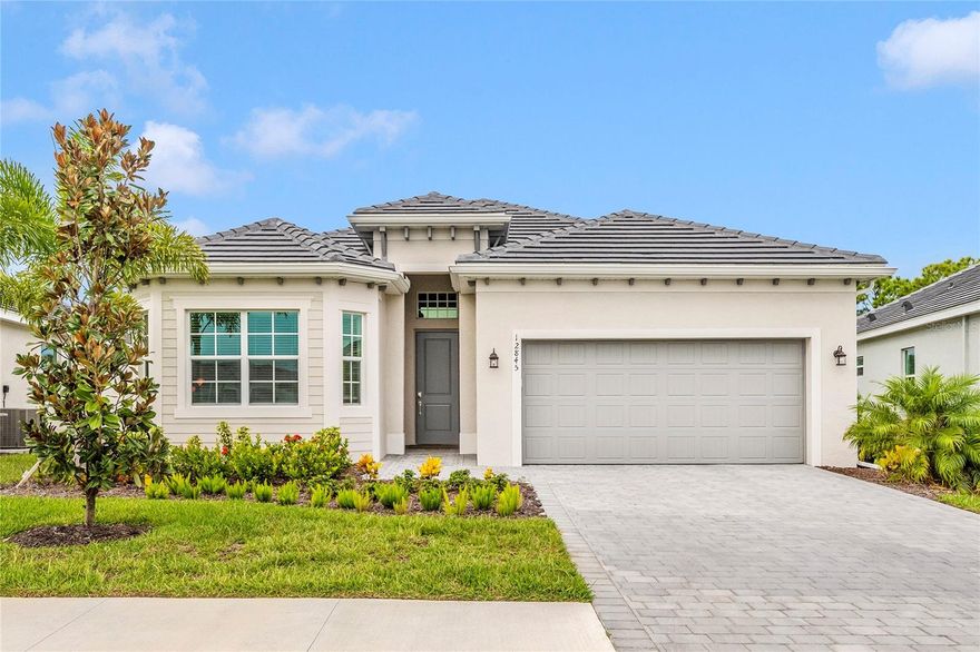 Discover the perfect seasonal retreat in this spacious 2 bedroom plus den, 2 bath pool home located in the desirable Wellen Park Golf & Country Club. This beautifully furnished residence offers an open-concept layout with a gourmet kitchen, bright and airy living spaces, and a private screened lanai with sparkling heated salt water pool with spa and outdoor kitchen—ideal for relaxing or entertaining. The primary suite features a luxurious bath and walk-in closet, while additional guest rooms provide comfort and privacy for family and friends. Enjoy resort-style amenities including championship golf, clubhouse dining, fitness center, tennis, pickleball, and more—all within a vibrant gated community close to beaches, shopping, and the new downtown Wellen Park. Available as a turnkey rental with everything you need for a carefree stay in paradise.
