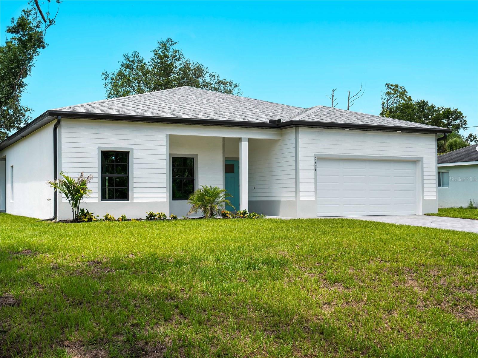 Under contract-accepting backup offers. Exclusive Opportunity: Secure Your New Residence with MarDon and Benefit UP TO $5,000 in Flex Cash. MarDon is pleased to present this exceptional 4-bedroom, 2-bathroom residence situated in Port Charlotte, Florida. All our homes are constructed with a commitment to quality and include a 2-10 Builder's Warranty and impact-resistant windows as standard features. This particular property offers a well-designed 1710 sq ft layout, featuring a desirable split floor plan, elegant wood-look tile flooring throughout, and refined quartz countertops in the kitchen. The master suite provides a private en-suite bathroom for enhanced comfort. Located within a convenient North Port community, residents will appreciate proximity to essential amenities, dining establishments, recreational opportunities, and major transportation routes. MarDon is dedicated to providing a superior product with numerous upgrades at a competitive price point, facilitating long-term equity growth for homeowners. Interested parties are encouraged to schedule a private viewing at their earliest convenience.
Important Note: Please be advised that certain photographs may depict a professionally staged model home with the same floor plan and may not accurately reflect the specific fixtures present in all available properties.