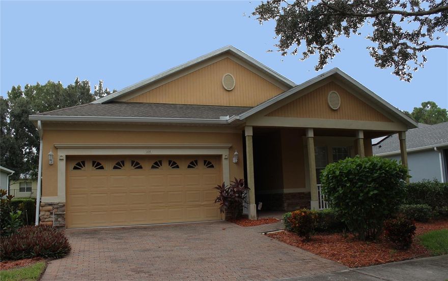 Welcome to Resort-Style Living in the exceptional 55+ Guard-Gated Community of Trilogy!Discover this well maintained 3/2 home nestled in one of Central Florida’s most sought-after active adult communities. Enjoy the perfect blend of comfort, convenience, and leisure with resort-style amenities that include a sparkling huge indoor/ outdoor pool, fitness center,  pickleball courts, restaurant and bar, poker room,billiard lounge, theater, and so much more..... all located just around the corner! You have to see it to believe it!!! 

This inviting home offers a spacious open layout ideal for entertaining or relaxing after a day of fun! You will find ceramic tile throughout with new laminate flooring in the bedrooms. The master bathroom offers a nice sized shower and garden tub to soak and relax too!There is also a screened in porch ideal for those perfect Florida weather days! The community’s 24 HR guard-gated entrance provides added peace of mind, while its prime location places you just a short drive to Disney World and all the theme parks Central Florida has to offer. 

Whether you’re looking for an active lifestyle or a peaceful retreat, this home offers the best of both worlds!!!