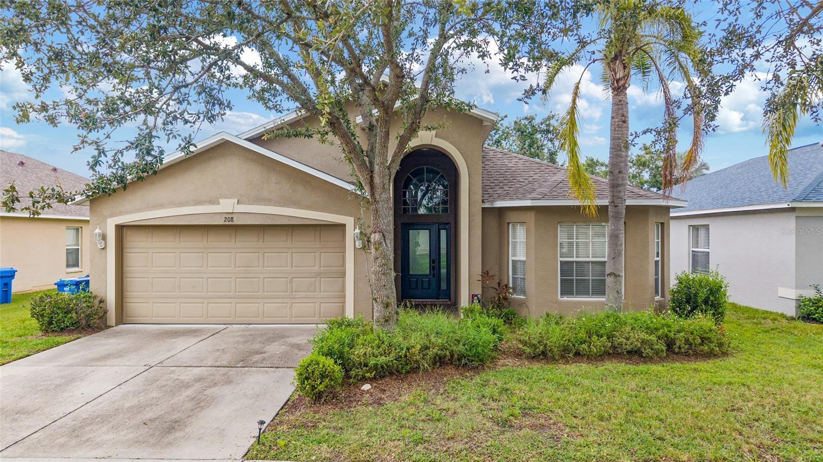 Welcome to this spacious 4-bedroom, 3-bathroom waterfront home in the desirable Bahia Lakes community of Ruskin! This residence offers a split-bedroom floor plan, ideal for both privacy and functionality. You'll love the vaulted ceilings, open concept living and dining spaces, and beautiful wood-look vinyl plank flooring throughout the main living areas. The kitchen features granite countertops, a breakfast bar, and stainless steel appliances, perfect for entertaining or family meals. Enjoy serene pond views from your screened-in back patio, offering a peaceful outdoor retreat with no rear neighbors. The large primary suite includes an ensuite bath with dual sinks, a soaking tub, walk-in shower, and ample closet space. Additional highlights include a two-car garage, indoor laundry room, and new water heater (2022). The Bahia Lakes community offers resort-style amenities, including a pool, walking trails, fitness stations, and playgrounds—all with low HOA fees! Conveniently located just minutes from EG Simmons Park, Apollo Beach Nature Preserve, shopping, dining, and easy access to I-75 for quick commutes to Tampa, St. Pete, or Sarasota. This is Florida living at its best—don’t miss your chance to call this waterfront gem your new home!