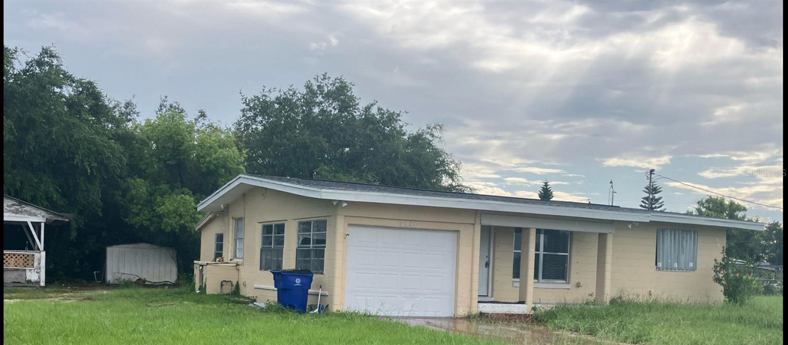 Set on the pristine Lake Olivia. This home provides peaceful. Bathroom and kitchen recently renovated, updated luxury floors, 1 car garage, 2023 roof and stainless appliances.