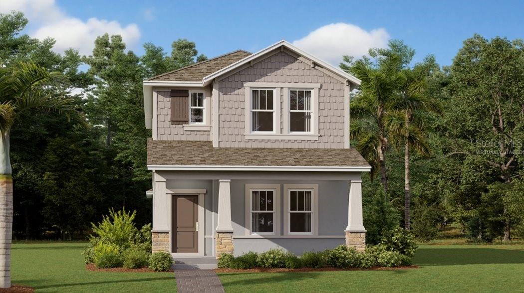 Under Construction. The new Cascade checks all your boxes! This new two-story home design combines comfort and elegance with four bedrooms and 3 bathrooms. It features a large first-floor foyer and family room right inside the entry, plus a dining room for memorable meals, a kitchen for inspired cooks, a bedroom ideal for overnight visitors and a lanai for outdoor living. Upstairs are two secondary bedrooms and the lavish owner’s suite with a full-sized bathroom. With “Everything’s Included”, luxury and value go hand in hand. Enjoy connectivity, green building features, plus new energy conscious appliances. Welcome to Wellness Ridge the community that was designed to provide a Healthy & Active Lifestyle!! Community Features include: Sports Courts, Clubhouse, Fitness Center, Conservation Areas, Playground, Resort Style Swimming Pool and Multi-Use Trails. This beautiful home is very close to Lake Louisa State Park. Clermont is one of the fastest-growing cities in Central Florida. Strategically located close to Orlando and theme parks, it is known for its picturesque hills and pristine lakes. Schedule your appointment today!