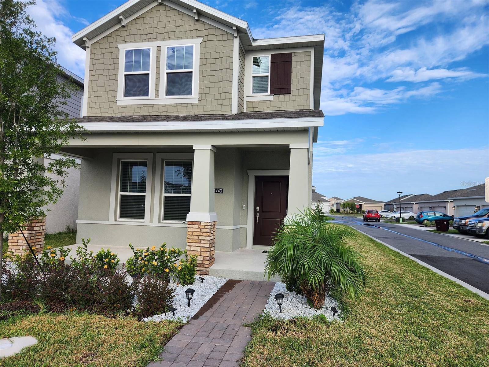 wonderful house designed . Located at Tohoqua community ,Premium tile flooring lead At the First Floor, into an airy living space filled with natural light. The comfortable living space is complemented by a fashionable kitchen with sleek countertops, premium cabinetry and stainless-steel appliances. Welcome to your own little corner of the outdoors. This backyard comes complete with a patio Screen covered, to set up a grill, lounge chairs. a masterfully planned community of newly built homes in Kissimmee, Florida. Resident amenities include a pool, a clubhouse with events room, fully equipped fitness center, two lighted tennis courts, a playground. There are 5 miles of trails winding throughout the community for walking, running and bicycling. The Tohoqua trails connect to trails outside the community, including the 370-acre Twin Oaks Conservation Area trail that takes you to the shores of Lake Tohopekaliga. For those who prefer to paddle, you can launch a canoe or kayak into the Saint Cloud Canal and go north to East Lake Tohopekaliga or south to Lake Tohopekaliga.