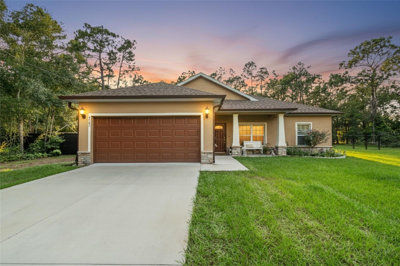 "Welcome to your private oasis, built in 2023 for modern, low-maintenance living. This 3-bedroom, 2-bathroom home offers the perfect blend of new construction efficiency and expansive country-like privacy. Situated on over one acre with no HOA or CDD you'll have all the space you need for outdoor living and recreation. So bring your boat, RV/camper, ATV, or your farm animals because this property is also zoned for agriculture. Step inside to an open-concept living space and abundant natural light. The kitchen features modern appliances, granite countertops, and a large island perfect for family gatherings. The spacious master suite offers a private, spa-like bathroom, . Two additional well-sized bedrooms with flexibility for a growing family, a home office, or a guest room. Outside, the large, open yard is a blank canvas ready for your vision. Imagine adding a custom pool, a detached workshop, or even a small hobby farm. The property offers plenty of space for family and friends, pets to roam freely, or for creating the garden of your dreams. This home also comes with a well and septic system, meaning no water or sewer bills. Easy and fast access to the Veterans Expressway providing a quick commute to surrounding cities and towns. Enjoy easy access to a wide variety of nice restaurants, local hotspots, and popular places to visit, ensuring you'll never be far from the action. Schedule your personal showing today.