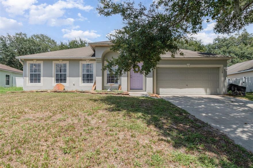 ASSUMABLE LOAN WITH 4.75% APR! This 4-bedroom, 2-bathroom home offers plenty of space and OPPORTUNITY TO PERSONALIZE! Seller is willing to negotiate a seller concession so you can personalize it to your taste! The kitchen is highlighted by a LARGE FARMHOUSE SINK and ABUNDANT STORAGE, while VAULTED CEILINGS create an open, airy feel. With two separate living areas and a split-bedroom layout, there’s room for everyone to spread out. The master suite includes two WALK-IN CLOSETS, providing excellent storage. Outside, you’ll love the OVERSIZED FENCED BACKYARD with a double gate on one side—large enough to park a vehicle. The home also includes GUTTERS WITH LEAF GUARDS and is HANDICAP ACCESSIBLE for added convenience.