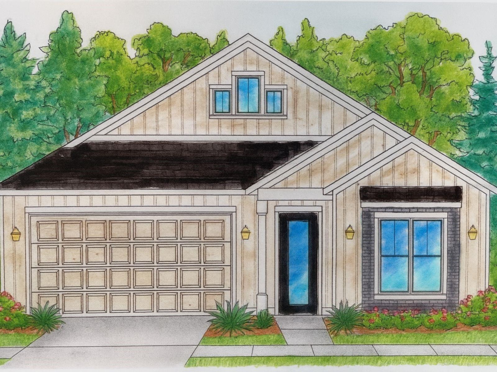 Pre-Construction. To be built. Pre-Construction. To be built. Welcome home to the stunning Madi II Model by Kara Bolton Homes! Priced to include both the homesite and an attractive $5,149 flexible spending allowance; you can use these funds toward a rate buy-down, closing costs, or additional upgrades to make this dream home truly yours. Expertly curated by the Kara Bolton Homes design team, the finishes in this stylish residence can also be personalized to reflect your unique taste. Thoughtfully designed, this 3-bedroom, 2-bath plus flex space home includes a spacious 2-car garage and perfectly blends timeless elegance with modern comforts. Step inside and experience the airy open-concept layout, featuring soaring 10-foot ceilings and elegant 8-foot doors. Luxury wood-look plank flooring extends throughout the main living areas, offering both durability and sophistication. At the heart of the home, discover a gourmet kitchen designed for culinary excellence and entertaining ease. Highlights include sleek quartz countertops, an undermount sink, solid wood cabinetry with soft-close drawers, and top-of-the-line stainless steel appliances: an energy efficient induction range, vented microwave hood, tall tub dishwasher, and disposal. The generous walk-in pantry provides practical storage space, enhancing the kitchen’s beauty and functionality. The bright and inviting living area effortlessly opens to a covered, fully screened lanai through expansive glass doors, creating an ideal space for relaxation and entertaining in your private indoor-outdoor retreat. The luxurious primary suite offers tranquility and comfort, complete with a large walk-in closet and a spa-inspired en-suite bath featuring a walk-in shower, quartz-topped double vanity, and a private water closet. Two additional spacious bedrooms share a beautifully appointed second bath, showcasing a tiled shower/tub combo and quartz vanity. Notable upgrades and conveniences include endless hot water from a tankless gas water heater, a smart deadbolt entry system, and energy-efficient exterior coach lights with photocells. The exterior charm features durable Hardie board siding, decorative pavers, and a beautifully landscaped yard with eco-friendly Zoysia sod and a full irrigation system. Enjoy easy living with a low monthly HOA fee of just $110, which covers high-speed COX internet, access to the community pool, tennis and pickleball courts, clubhouse amenities, and partial front yard maintenance. Builder pays interest during construction period up to $8,500. Located in the sought-after Newberry/Jonesville area, your new home places you just minutes from exceptional shopping, dining, and recreation. Conveniently situated, you’re only 4.5 miles from North Florida Regional Hospital, 11 miles from Shands and the VA, and 8 miles from the University of Florida. Buyer to verify school zones with Alachua County School Board. Contact us today to make this beautiful Madi II Model your own!