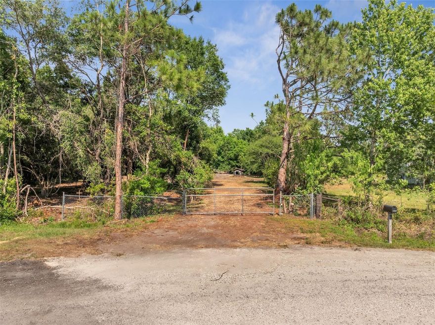 Rare 4.89 acre lot on quiet Fanny Bass Ln with no HOA, plenty of privacy. Bring your own builder and create your dream home surrounded by oak, pine, and palm trees. Plenty of room for recreational vehicles, boats, or custom features. Located near restaurants, shopping, and professional offices. Don’t miss this unique opportunity to build in peaceful Saint Cloud.