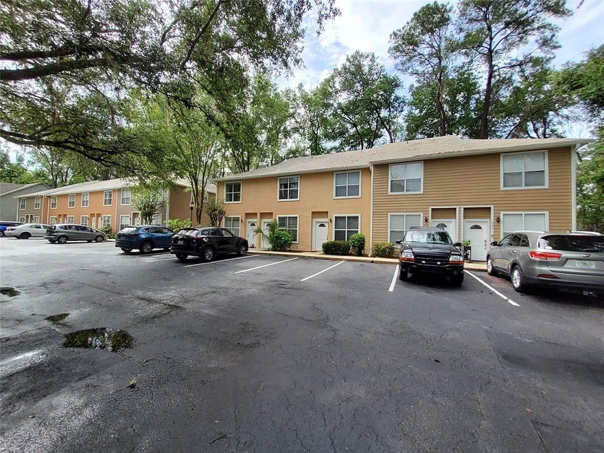 SPACIOUS*** WELL MAINTAINED*** NO CARPETS ***TWO-STOREY  2 bedroom/2.5 bath spacious Condo features an open layout with a spacious living room, kitchen, laundry closet, dining area, and a convenient half bathroom for guests. A well laid out floor plan with both bedrooms located upstairs with their own attached bathroom. Luxury Vinyl flooring throughout the condo. Easy access to the community pool as the condo is located right across the pool. This condo is located in the heart of SW Gainesville close to the University of Florida, UF Health Shands Hospital, Butler Plaza, Celebration Pointe, restaurants and shopping!