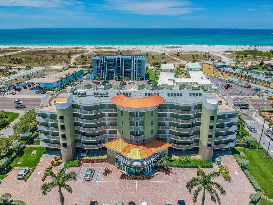 Discover Coastal Bliss and Exceptional Investment Potential at Crystal Palms Beach Resort. This premier fifth floor Southwest corner residence offers panoramic Gulf views and abundant natural light from one of the most desirable positions in the building, with an expansive wrap around balcony perfectly positioned for breathtaking sunsets and coastal breezes. This two bedroom, two bathroom condo blends personal enjoyment with proven rental performance, generating $57,862.94 in 2022 with 55 nights of owner use, $48,475 in 2023 with an additional $13,800 potential income while the owner occupied 69 peak season nights, and $41,295 from January through July 2024 with approximately 80 percent occupancy; 2025 was reserved for personal use. Fully furnished and turnkey, the unit features a modern kitchen with upgraded GE appliances, granite countertops, and an in unit washer and dryer. Both bedrooms offer en suite baths, with the primary suite featuring direct balcony access and an additional vanity sink. Recent updates include fresh interior paint, new faucets, and highline toilets. Crystal Palms Beach Resort offers a heated pool and spa surrounded by tropical landscaping, assigned under building parking, and storm resistant doors and windows. The building is nearing completion of significant exterior improvements including updated stucco, waterproofing, and fresh exterior paint, enhancing both aesthetics and long term value. With no minimum stay requirement and average bookings of six nights, this property provides flexibility for personal use or income generation and is ideal for a vacation home, 1031 exchange, or investment portfolio addition. Located in the heart of Treasure Island just minutes to John’s Pass, Downtown St. Pete, major airports, dining, shopping, and entertainment, Unit 501 presents a rare opportunity to own a fifth floor Southwest corner wrap balcony residence with sweeping Gulf views and strong rental history.