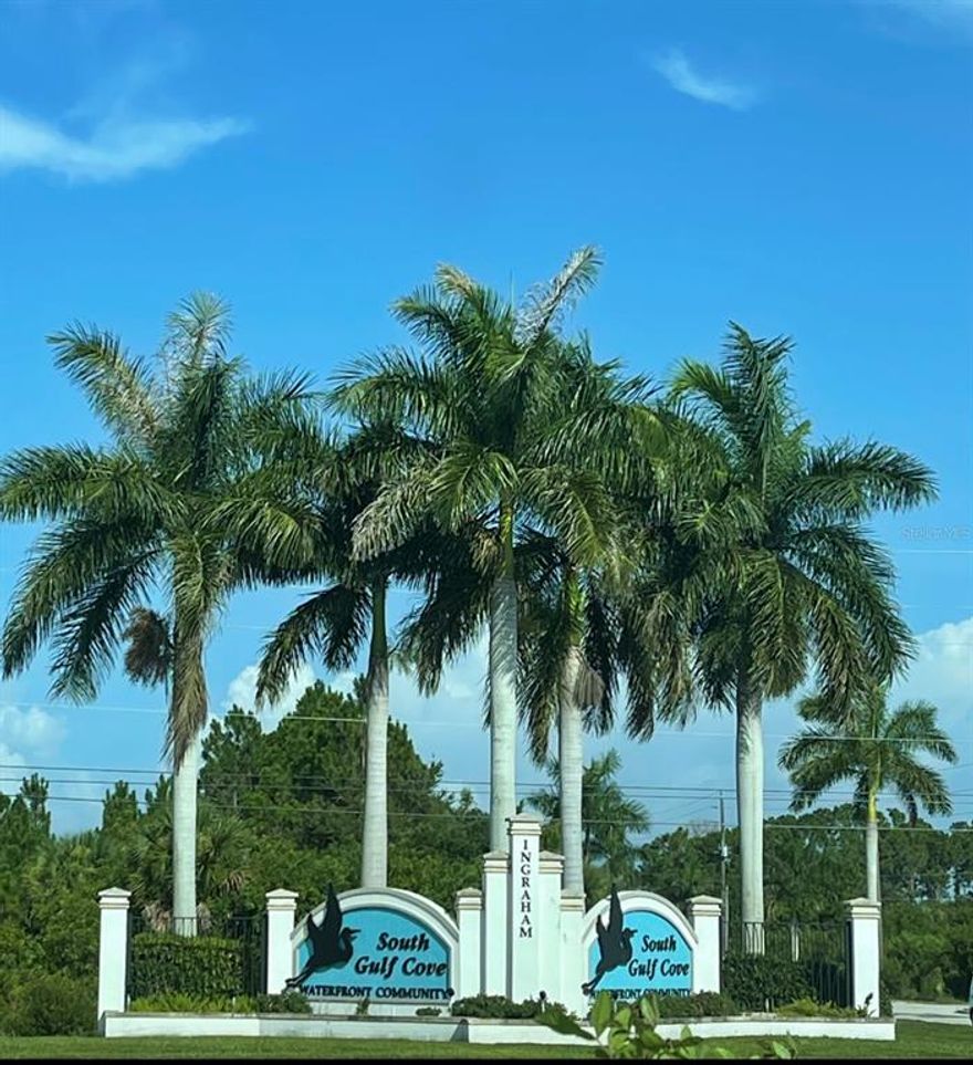 PRIME LOCATION in 94 of the waterfront community of South Gulf Cove! This lot is in a quiet, low traffic area near the lagoon that backs up to DESIREABLE GREENBELT CONSERVATION LAND in the rear, assuring privacy while enjoying your backyard, lanai or pool. Build your dream home or invest in the future now while vacant land is still available in this fast-growing, popular community. City water and sewer are available. The location is minutes from St. Paul Linear Park, and a public boat ramp that will provide access to Charlotte Harbor and the Gulf of Mexico. There are 55 miles of navigable canals within South Gulf Cove, and it is 10 minutes to the Boca Grande Causeway, and under 30 minutes to Manasota Key. Paradise awaits you, call today!