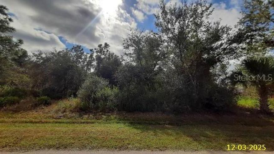 Vacant lot in Peace River Shores Subdivision in Charlotte County , FL