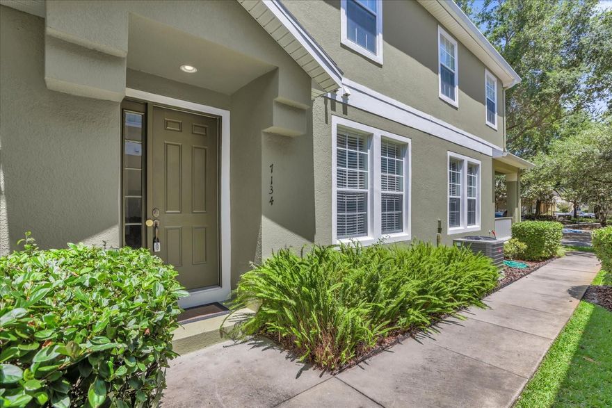 Welcome to quiet living in desirable Ashley Park in Beautiful Harmony. This hidden gem offers beautifully landscaped grounds, and the added benefit of so many wonderful community amenities including, the 18-hole Harmony Golf Preserve, over 12 miles of trails, two community pools, dog parks, a town square with shops and restaurants, and top-rated schools. Lovingly maintained 2-bedroom, 2-bath home features a spacious, thoughtfully designed floor plan on the 2nd floor with an attached garage on the 1st floor. Inside, you’ll find wood laminate flooring throughout. The Large kitchen boasts tons of countertop space and a huge pantry!  The expansive great room offers flexible space for both dining and living areas perfect for relaxing or entertaining. Sliding glass doors open to 2 balconies ideal for letting in morning air or evening breezes. The spacious primary suite features an en suite bath with walk-in shower & generous walk-in closet. A split-bedroom layout provides added privacy, with a secondary bedroom and additional full bath with tub and Inside Laundry Room.  Don’t miss this opportunity to make your home in one of Osceola County’s most charming communities!
