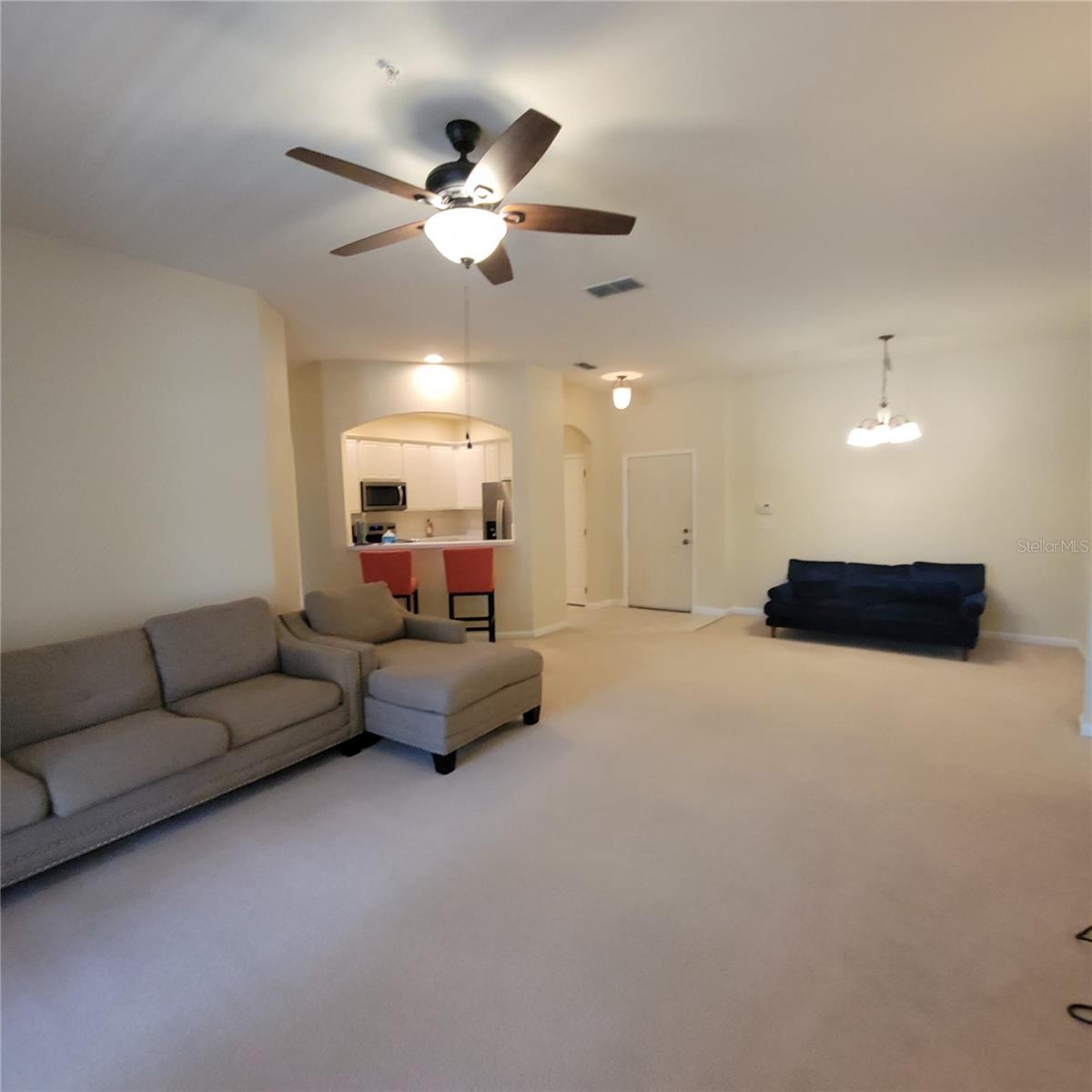 Don't Wanna Miss out on this Fully Renovated 3BD / 2BA Lake-View Condo at Whitestone in Flora Ridge
Welcome to Unit 105 at 3351 Whitestone Circle—a beautifully updated first-floor condo offering approximately 1,433sq ft of open living space. With high ceilings, central A/C, and ceiling fans throughout, this home is bright, modern, and move-in ready.
Step into a freshly painted interior featuring a spacious split-bedroom floor plan. The heart of the home is a sleek kitchen with stainless steel appliances, a pantry, and breakfast bar flowing into the dining and living areas. French doors open to a screened balcony with peaceful lake views.
The generous primary bedroom includes a walk-in closet and private bath with double vanity. Two additional bedrooms are perfect for family, guests, or a home office.
Enjoy life in a gated, 24/7-guarded community offering elevator access, a resort-style pool, fitness center, tennis courts, sidewalks, and scenic walking trails.
Ideally located just steps from The Loop shopping center, dining, theaters, and entertainment, with quick highway access to Orlando International Airport, major malls, Disney, and Universal.
Move-in ready and ideal for professionals, families, or anyone seeking comfort, convenience, and a peaceful, gated community lifestyle to schedule a private showing today!