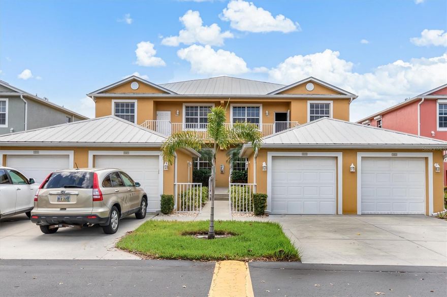 You’ll love this FIRST FLOOR CONDO in the beautiful gated community of “Clipper Cove”, located in the heart of Punta Gorda, FL! This inviting residence offers 3 BEDROOMS PLUS AN OFFICE/DEN and a 1-car garage, giving plenty of flexible space for work, hobbies, or guests. The first-floor location adds everyday convenience—no climbing stairs while carrying groceries or shopping bags. The layout feels open, bright, and easy to enjoy, creating a comfortable place to relax and recharge. Clipper Cove is a gated waterfront community with amenities designed for an active Florida lifestyle. Residents enjoy a sparkling community pool and tennis courts just steps from this unit, making it simple to enjoy the outdoors any day of the week. The location also offers easy access to a city-maintained nature preserve with walking and biking trails, perfect for fresh air and peaceful views. The setting blends privacy, recreation, and natural beauty, all within a well-kept neighborhood. Inside the condo, the primary suite offers comfort and privacy. It features its own entrance to the covered and screened lanai, creating a quiet place to enjoy morning coffee or an evening breeze. The ensuite bathroom adds extra convenience and a private retreat feel. The kitchen is designed for both style and function, featuring granite countertops, stainless steel appliances, and a center island that provides extra prep space and room for casual dining. The open design connects easily with the living areas, making the home feel welcoming and bright. Accessibility and thoughtful details add even more value. The home is handicap accessible with wide doorways and no carpet, offering a clean, low-maintenance design throughout. Hard flooring helps keep the space fresh and easy to maintain while creating a modern look that fits many décor styles. Living in Punta Gorda means having access to a wide range of activities and attractions. The area is known for boating, marinas, shopping, tennis courts, golf courses, pickleball, bike trails, a dog park, and excellent restaurants. The city also features its own convenient airport, making travel easy. This property is located close to schools, shopping, and dining, placing everyday essentials just minutes away. A perfect place to call home and this is the perfect condo. Schedule your private tour today and experience the comfort, location, and lifestyle this home offers.
