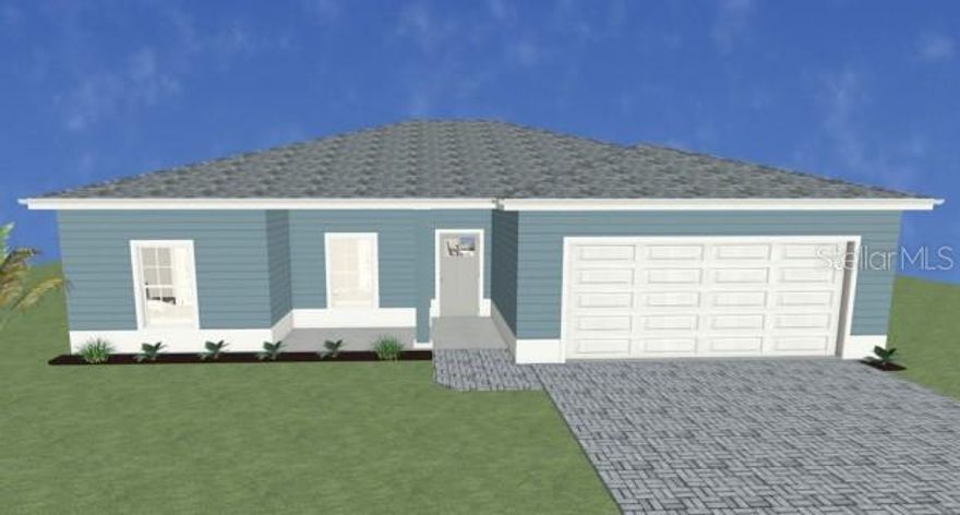 Under Construction. Brand New 4-Bedroom, 2-Bath Home in North Port – Modern Comfort Meets Move-In Ready!

Welcome to this beautifully crafted new construction featuring 4 spacious bedrooms, 2 full bathrooms, and 2,111 sq. ft. of air-conditioned living space. Designed for modern living, this home offers tile flooring throughout, a bright and open kitchen with sleek quartz countertops, and a layout perfect for entertaining friends and family.

Safety and convenience are top priorities with impact-resistant windows and a whole-house generator plug, ensuring peace of mind during any storm. The paver driveway adds lasting curb appeal, while thoughtful design touches throughout create a home that’s as functional as it is stylish.

To make this opportunity even sweeter, all properties come with a 2-10 warranty and buyers can receive up to $5,000 in concessions at closing, giving you extra flexibility as you move into your dream home. Don’t miss the chance to own a brand-new, move-in ready gem in one of North Port’s most desirable neighborhoods!