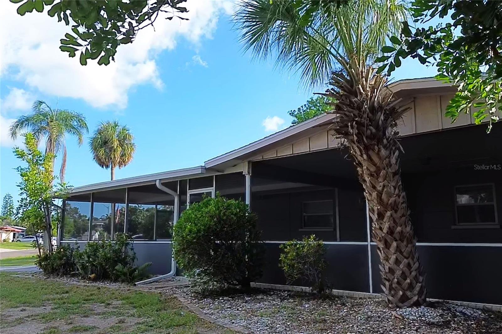 Designed to entertain, this move-in-ready home offers 2 living rooms, a fenced-in backyard oasis, and a full size, screened swimming pool. The massive front porch is also screened-in, giving this property ample room to enjoy the warm Florida evenings without the bugs. The hardwood has just been refinished throughout the home, and this home comes stocked with kitchen appliances. Just outside of the kitchen, you’ll find a bonus half-bathroom, outdoor shower, and laundry room that are not included in the interior sqft (as they have no AC). This fantastic location is a quick walk from State College and less than a mile from IMG.