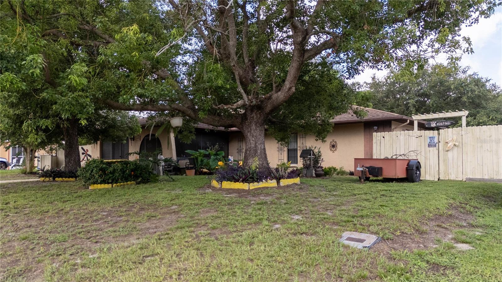 This charming 2 Bedroom, 2 Bathroom Single Family Home is nestled on a dead end street, and there are only 4 other homes on the street. Located in the heart of Spring Hill and only a short drive to Tampa and St. Petersburg this home is situated on almost a 1/3 of an acre with tons of privacy. Enjoy entertaining with the spacious bonus room, serene backyard with a garden, a plethora of fruit trees, and unwind in your own private pool. With newer appliances, and A/C this home is move in ready. Making it even easier to move in, is the fact that it Turnkey Furnished!