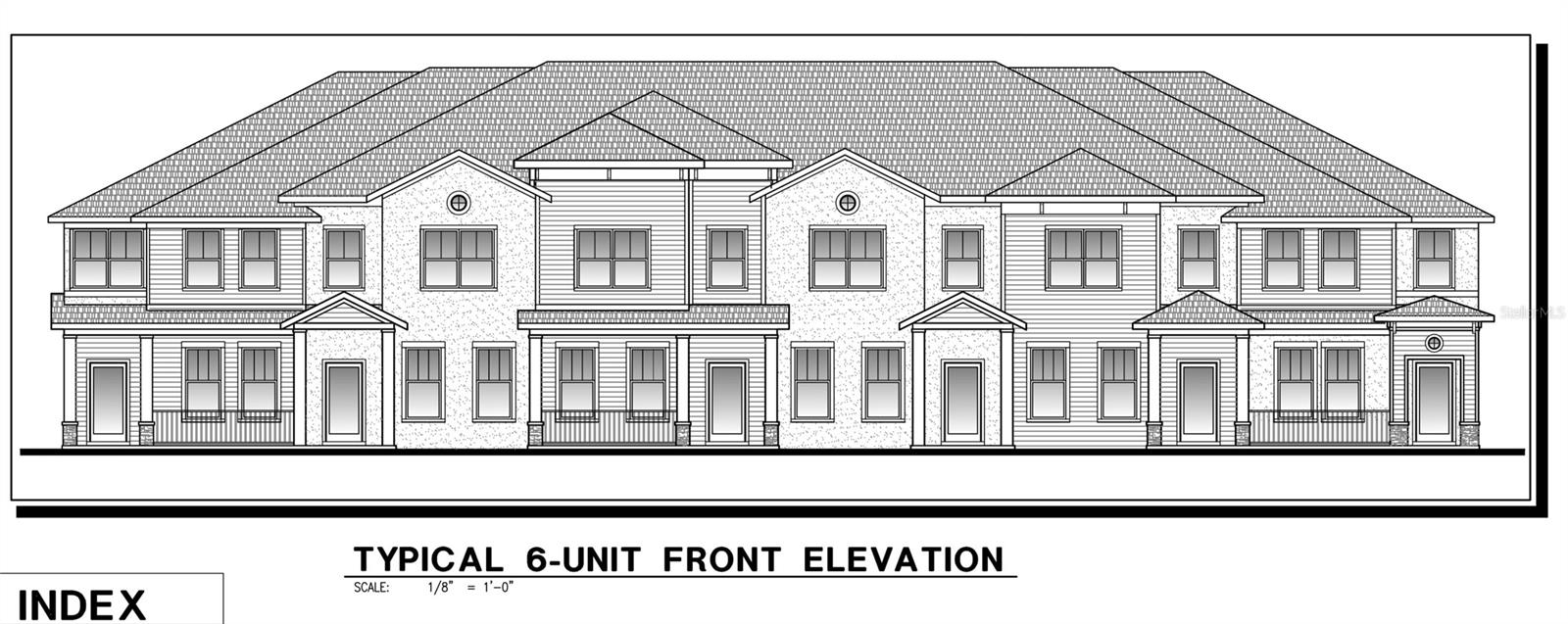 Shovel-ready site approved for 27 townhomes.
27 individual rear-entry townhome lots ready to be platted for BTR or For-Sale community.
20’ lots planned for 2-bedroom to 4-bedroom homes with 2 car garages and 2-car driveways.
Site Development Plan approved by Osceola County, engineering CAD plans available, SFWMD ERP issued.
Water and sewer extended down Freedom Rd, no lift station or force main required for sanitary.
Engineering, soil tests, environmental tests completed and available.
Located off highly desirable Ham Brown Rd. Freedom Road upgraded with curbs, gutters, and sidewalks.
Existing structures being demo’d.
Elevation is representative conceptual for SDP submission.