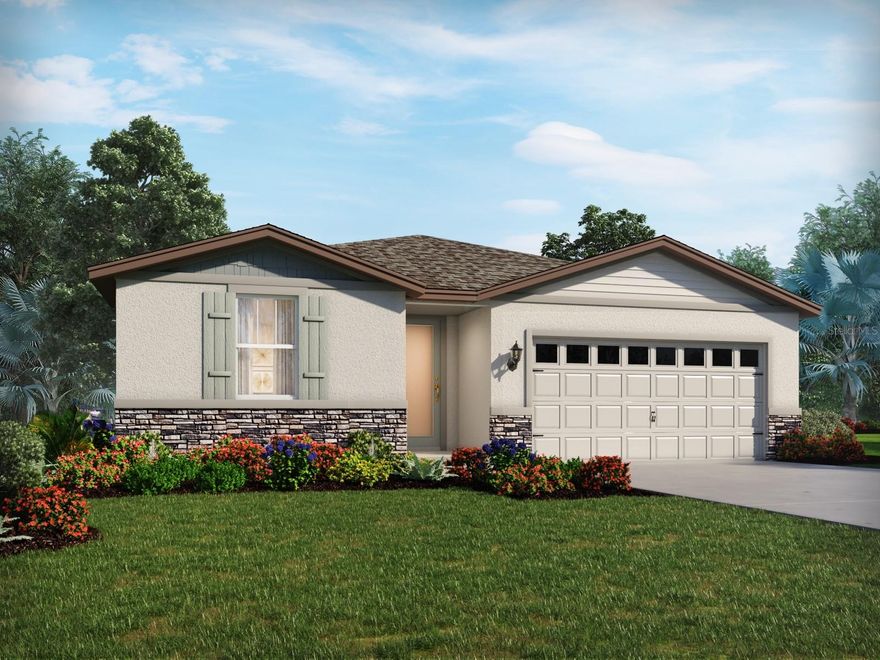 Brand new, energy-efficient home available NOW! Prepare dinner while catching up on the days events from this home's open kitchen which overlooks a spacious great room and dining area. Retreat to your primary suite that is conveniently situated in the back of the home for plenty of privacy. Now selling, Springs at Lake Alfred Signature Series offers new single-family homes in Polk County. This community features an abundance of amenities including a pool and cabana, walking trails, a sports field, parks, and a tot lot. Schedule a tour, today.  Each of our homes is built with innovative, energy-efficient features designed to help you enjoy more savings, better health, real comfort and peace of mind.