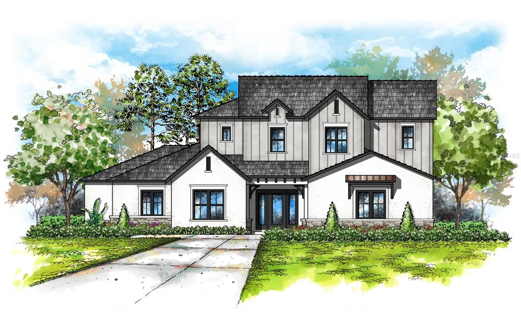 Pre-Construction. To be built. New construction on Lake Keystone! This is a rare opportunity to find a new construction home with over 100 ft of water frontage on Hillsborough County's premiere ski lake. Built by Ariel Homes, the stunning modern farmhouse design includes 3,900 sq ft of living space, 4 bedrooms, 4.5 bathrooms, an open concept kitchen & 2 massive living spaces. Bring your boat, jet skis, kayaks & paddleboards. The nearly ½ acre lot sits on a quiet cul-de-sac filled with mature oaks and is zoned for highly regarded Steinbrenner High School