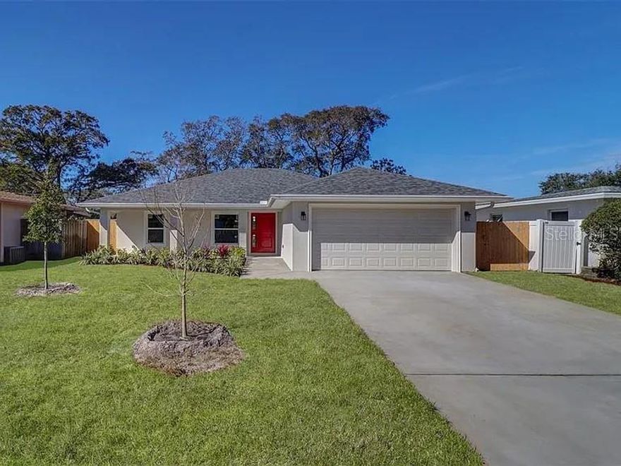 This approximately 1,600 square foot block home features three bedrooms and two bathrooms. The home was built in 2022 and boasts a 50-year shingle roof. Interior features include premium vinyl plank flooring, 5-inch baseboards, remote LED lighting, and ceiling fans throughout.

The kitchen showcases granite countertops, a center island, and stainless steel appliances. The primary bathroom includes double sinks and a walk-in shower with a glass enclosure. The home also offers a covered rear patio, a fully fenced backyard, and a sprinkler system.

Bedrooms are spacious, and the home has an inside laundry area. The property is located in a non-evacuation zone, making it a practical choice. Overall, this home offers a blend of modern features and functional living spaces.

Whether you are looking for a spacious newer build home for your family, or a great income producing property (it is currently used as an Airbnb), this home is move-in ready and offers plenty of extras for everyone to enjoy.