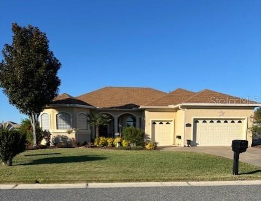 THIS BEAUTIFUL HOME IS A FORMER SPRUCE MODEL WITH MANU UPGRADES.  THE CURRENT OWNER ALSO HAS DONE THE FOLLOWING IMPROVEMENTS IN THE HOME:  NEW ROOF NOVEMBER 2025, CERAMIC TILE THROUGHOUT THE ENTIRE HOME MARCH 2023, NEW KITCHEN APPLIANCES 2022, EXTENSIVE LANDSCAPING IN THE FRONT OF THE HOME.  THE BUILDER HAD QUARTZ COUNTERTOPS, CHERRY CABINETS WITH PULL OUT DRAWERS, AND THREE CUSTOM CLOSETS IN THE 3 BEDROOMS.  THERE IS A GOLF CART GARAGE WITH A VERY LARGE EXTENDED LANAI.
STONECREST IS  55+ COMMUNITY WITH MANY AMINITIES.  THERE ARE 4 POOLS OF WHICFH ONE IS A LARGE IN-DOOR POOL, SPA AND A WONDERFUL SOFTBALL FIELD.  THEY ALSO HAVE A NEWER EXERCISE ROOM WITH NEWER EQUIPMENTM BILLIARD ROOM AND MANY OTHER CLUBS AND ACTIVITIES TO KEEP ONE BUSY.

DON'T MISS THIS ONE..............MOVE-IN-READY.