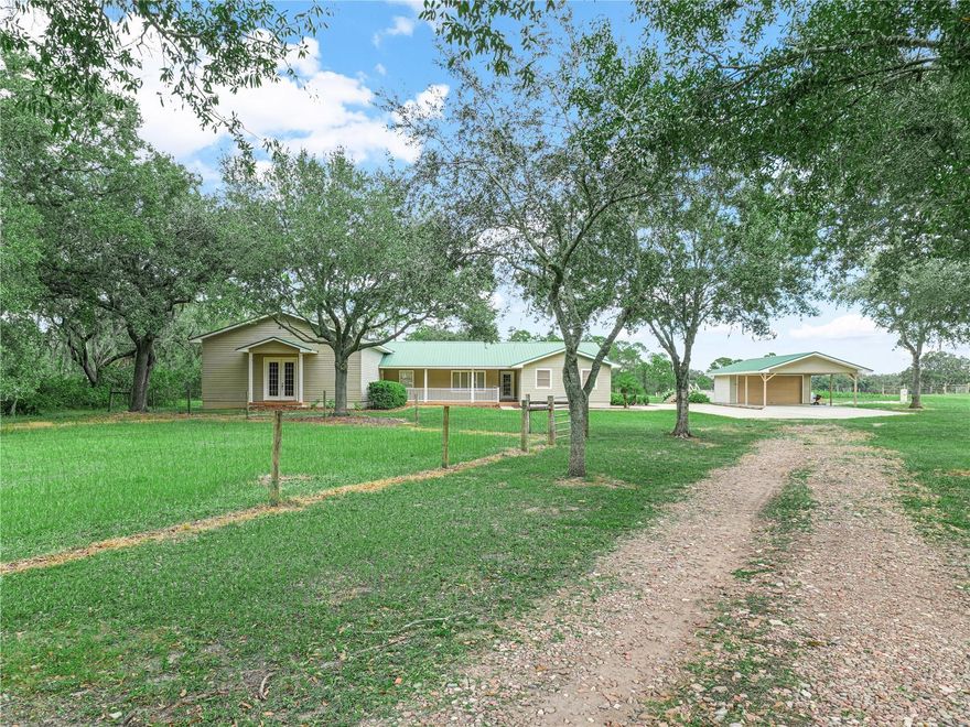 Move-in ready country living on 3.79 fenced & gated acres! This versatile property features an upgraded kitchen with granite countertops, tile flooring throughout, and two bonus room additions—one on each side of the home—perfect for office, playroom, gym, or guests. Major systems are in great shape: brand-new well, metal roof, drain field replaced in 2019, a water softener system, and two A/C units recently replaced/updated for efficiency. Outdoor amenities shine with a 24 ft pool, chicken coop and garden area. Zoned Agricultural—bring your horses, goats, or hobby farm plans. Fully fenced and gated with room for equipment, RVs, and toys. Enjoy quiet, open space with the flexibility to live, work, and play—schedule your tour and see the possibilities!