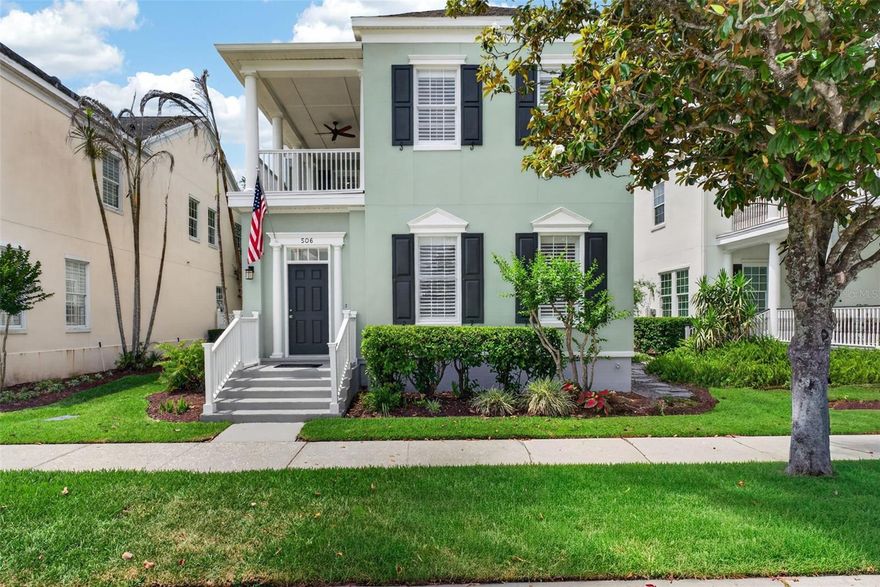 One or more photo(s) has been virtually staged. Welcome to this beautifully reimagined home in the heart of Celebration, where timeless community charm meets modern luxury living. Completely remodeled from top to bottom, this spacious 5-bedroom, 3.5-bath residence, including a private garage apartment, offers the perfect blend of comfort, flexibility, and style.

From the moment you arrive, you’ll notice the fresh exterior paint, new landscaping with lush sod, extended driveway, and inviting curb appeal. Inside, the home feels bright, clean, and move-in ready with fresh interior paint, luxury vinyl flooring throughout most of the home, brand-new plantation shutters, and thoughtfully curated upgrades at every turn.

At the center of the home is a stunning fully remodeled kitchen featuring luxury THOR stainless steel appliances, sleek quartz countertops, custom cabinetry, and a beautifully designed space that blends functionality with elevated style. The beautifully updated bathrooms, new AC systems for both the main home and garage apartment, and new hot water heaters throughout provide peace of mind and modern convenience.

The spacious primary suite offers a true retreat, complete with a large walk-in closet featuring custom built-in cabinetry and shelving for exceptional organization and storage.

Step outside to enjoy the sizable paver patio and backyard space, perfect for entertaining, relaxing, or enjoying Celebration’s year-round Florida lifestyle. The garage features a professionally sealed floor for easy maintenance and functionality, while the extended driveway easily accommodates multiple vehicles.

One of the home’s standout features is the detached garage apartment, offering a flexible studio-style layout complete with a new efficiency kitchen featuring a refrigerator, microwave, sink, and a private ensuite full bath, ideal for guests, multigenerational living, a private office, or potential income opportunities.

Perfectly positioned near Celebration Town Center, you can enjoy restaurants, shops, community events, scenic walking trails, and the weekly farmers market just moments from your front door. Celebration K-8 is conveniently located directly across the street, and Walt Disney World and Orlando’s world-famous attractions are only minutes away.

Residents also enjoy access to Celebration’s exceptional community amenities including resort-style pools, tennis courts, basketball courts, splash pads, playgrounds, and miles of picturesque walking and biking trails.

This is more than just a remodeled home, it’s an opportunity to experience the very best of Celebration living. Roof was replaced in 2017, AC in Main home and Garage Apartment was replaced in 2026, Water Heater(s) 2026, Interior and Exterior Paint 2026, Paver Patio 2026, Kitchen, Bathroom(s) & Garage Apartment Remodled in 2026.