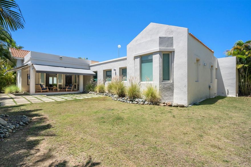 This sun-drenched and spacious property has 4 bedrooms, 4.5 bathrooms over 3,900 sq. ft. and sits within a lush and tropical community. The open and contemporary property boasts cathedral ceilings, tiled floors throughout, a dream kitchen with all high-end appliances, 20K power generator and water cistern.

The Dorado Beach East community is private, gated, family friendly and offers a wide range of facilities that you can enjoy. The facilities include scenic pools, clay tennis courts, basketball and beach volleyball courts, a basic gym, a game room, a 3-par golf course that winds through the neighborhood, and an aviation themed park which has a custom water park and sand park.